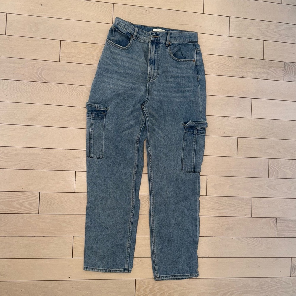 Women's Blue cargo Jeans